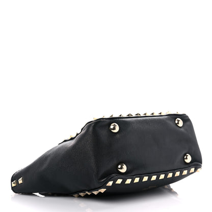 Valentino Garavani Vitello Mini Rockstud Tote Black 4 of 29