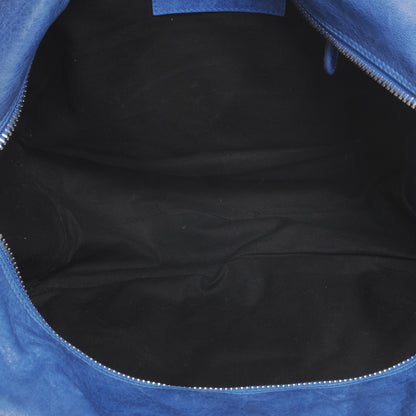 Balenciaga Chevre Quilted Matelasse MM Bleu De France 6 of 8