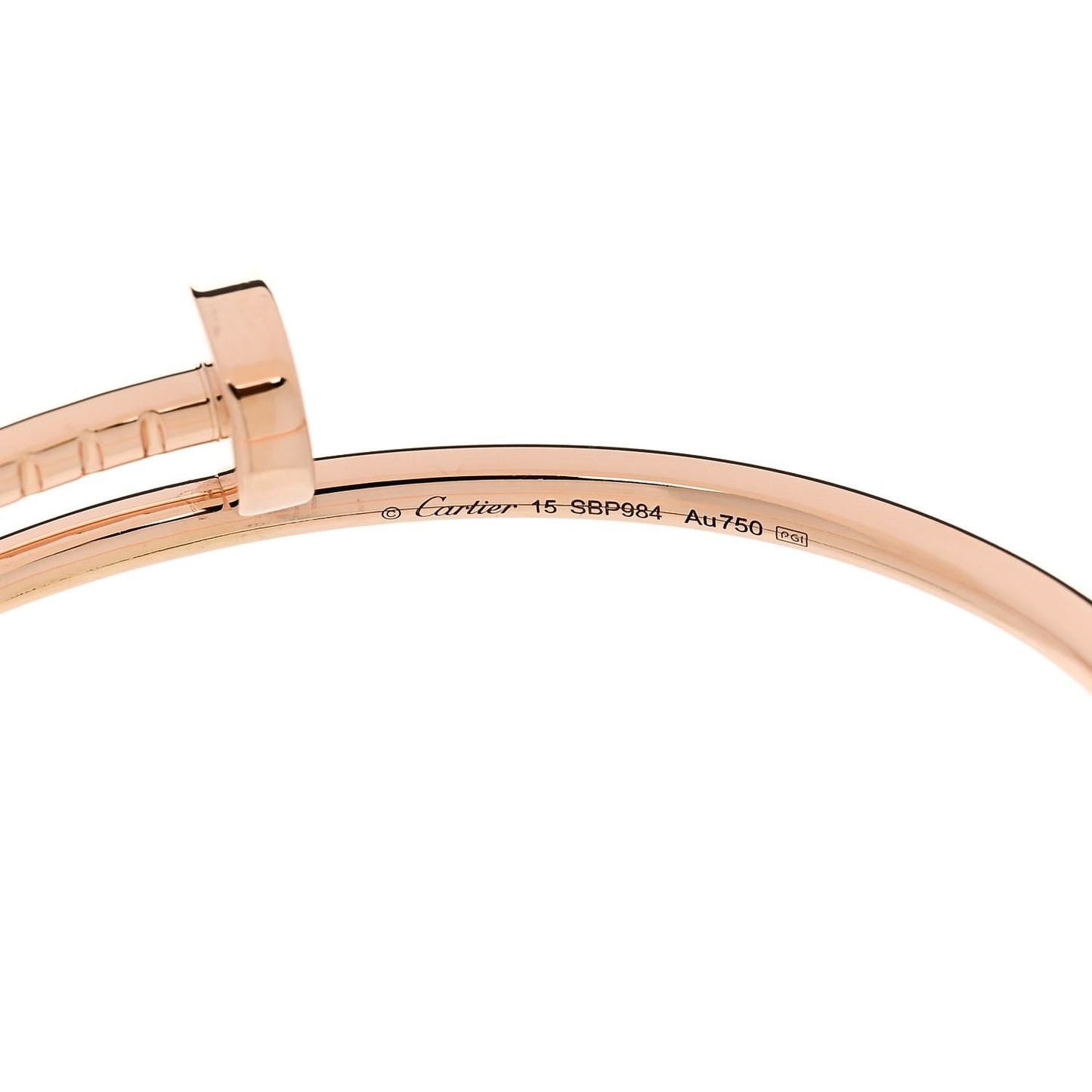 18K Pink Gold Small Juste Un Clou Bracelet 15