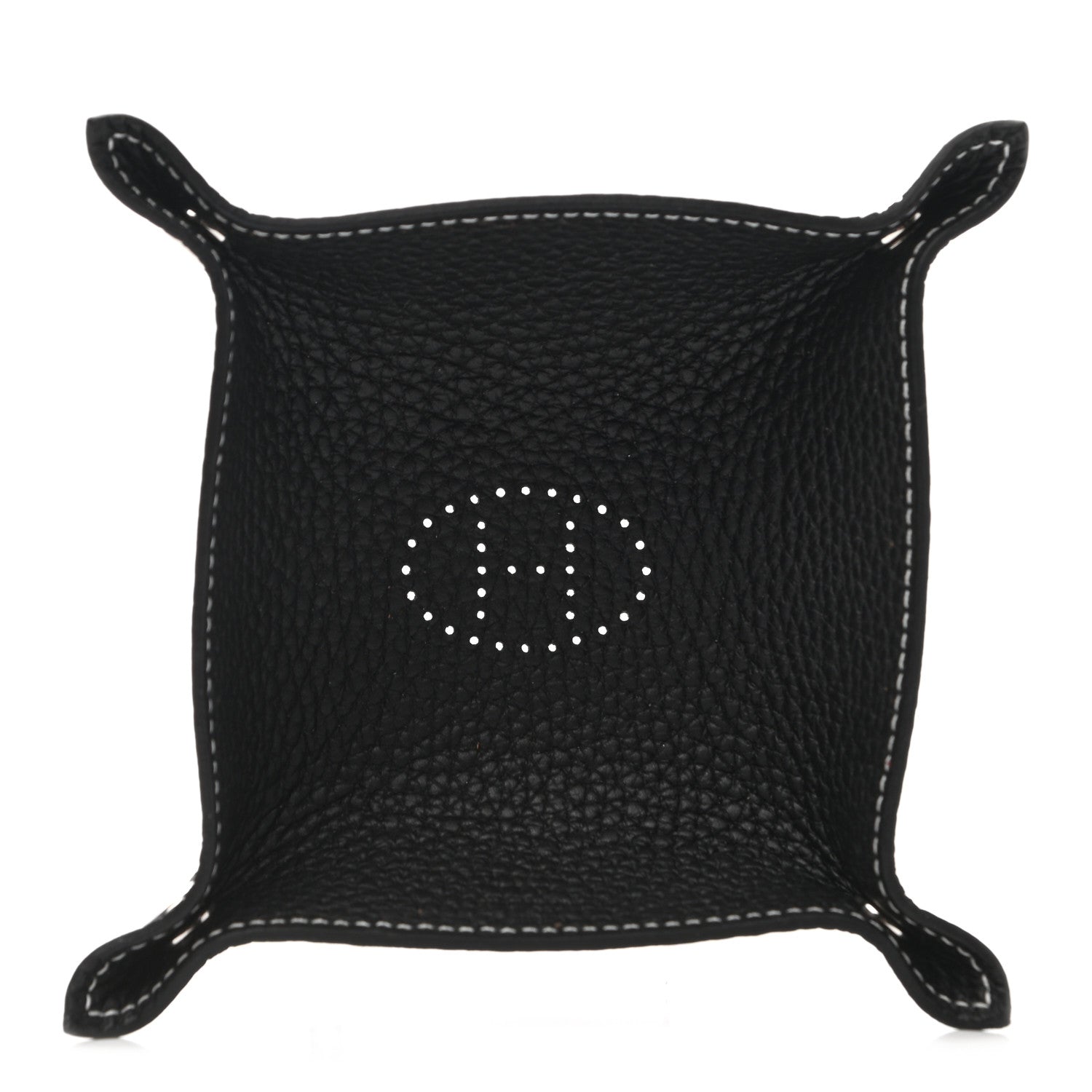 Hermes Taurillon Clemence Mini Mises et Relances Change Tray Black 1 of 5