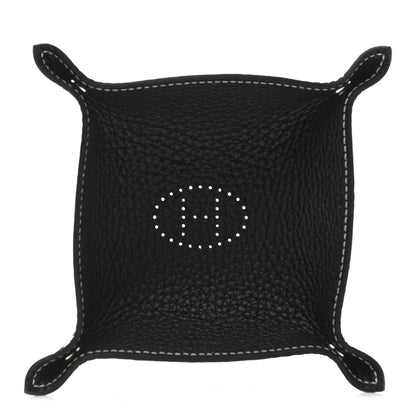 Hermes Taurillon Clemence Mini Mises et Relances Change Tray Black 1 of 5