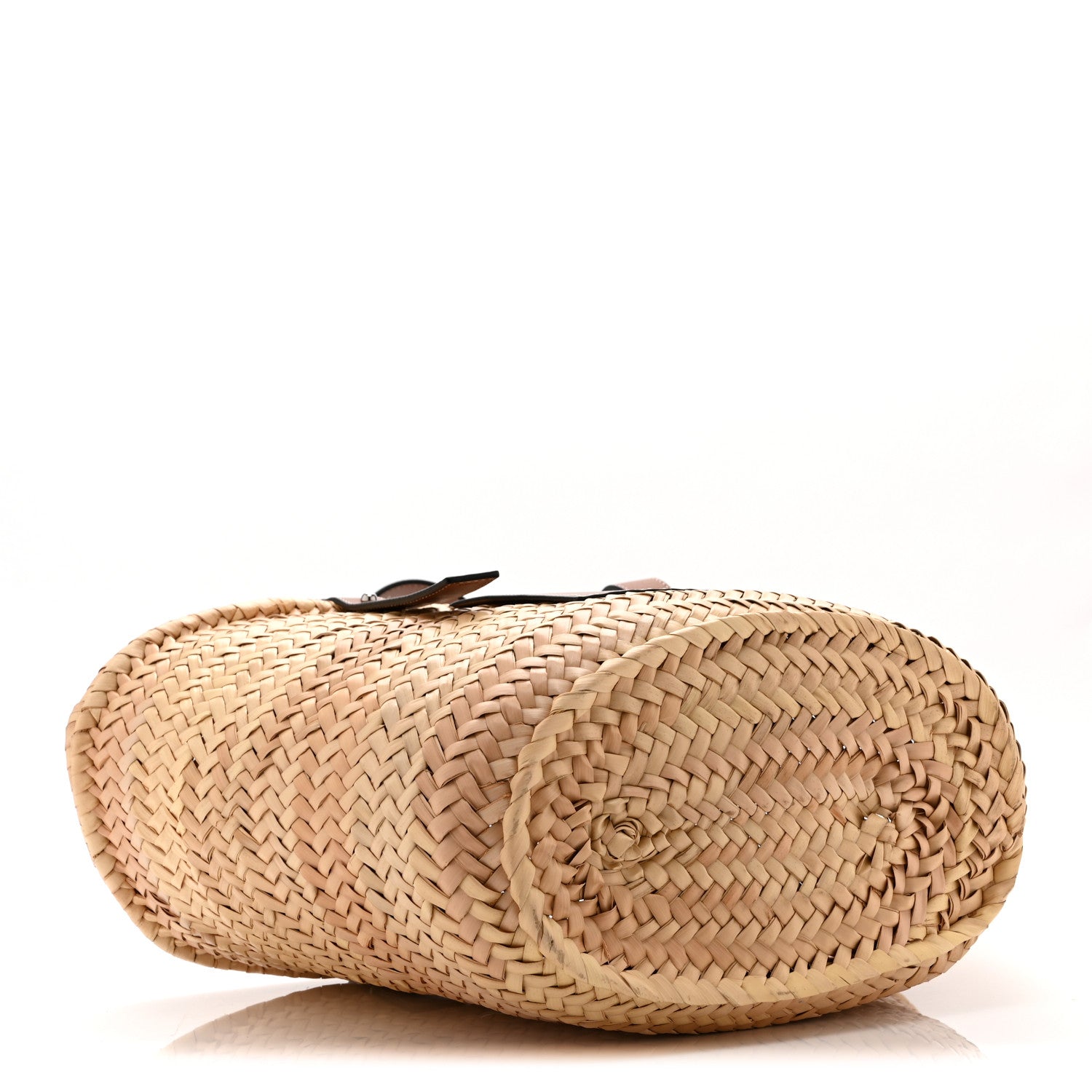 Loewe Raffia Medium Basket Tote Bag Natural Tan 4 of 10