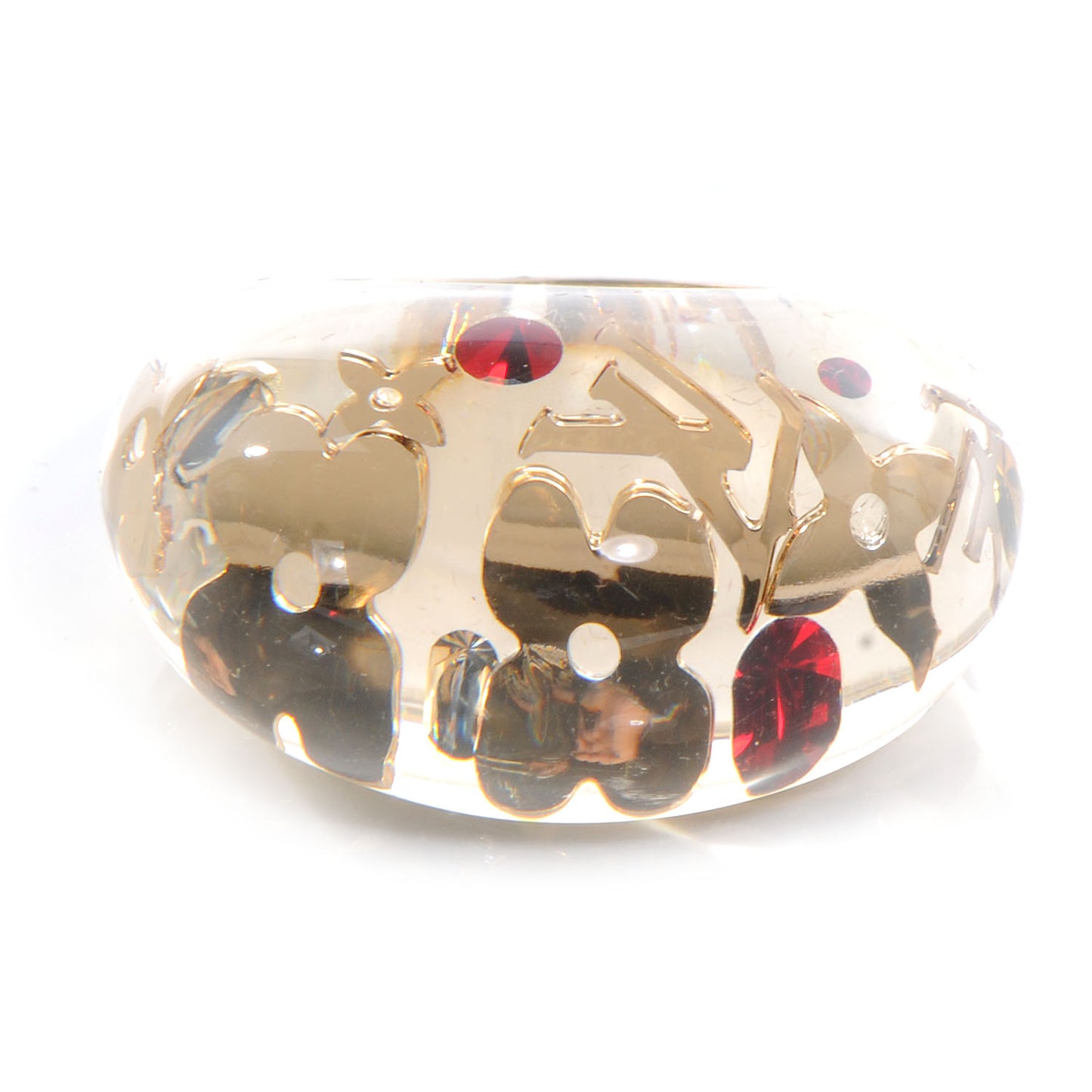 Inclusion Ring Transparent 6.5