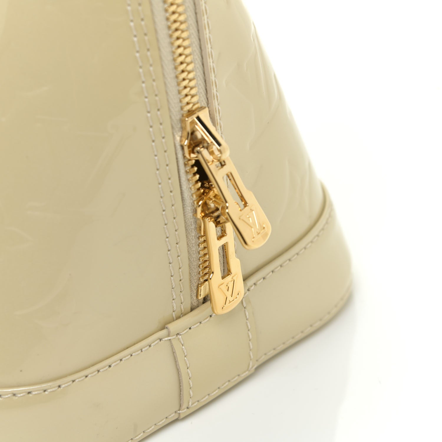 Louis Vuitton Vernis Alma PM Blanc Corail 10 of 12