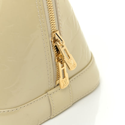 Louis Vuitton Vernis Alma PM Blanc Corail 10 of 12