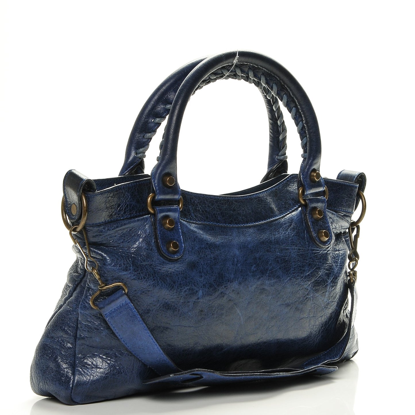 Chevre Classic Hardware First Indigo