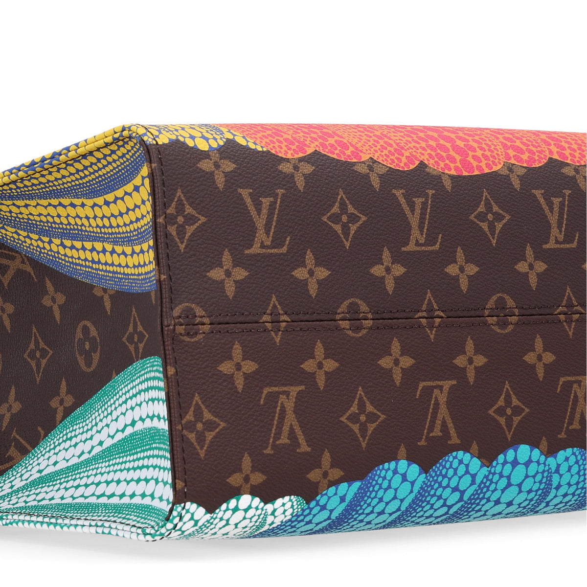 LV X YK Monogram Pumpkin Onthego MM Multicolor