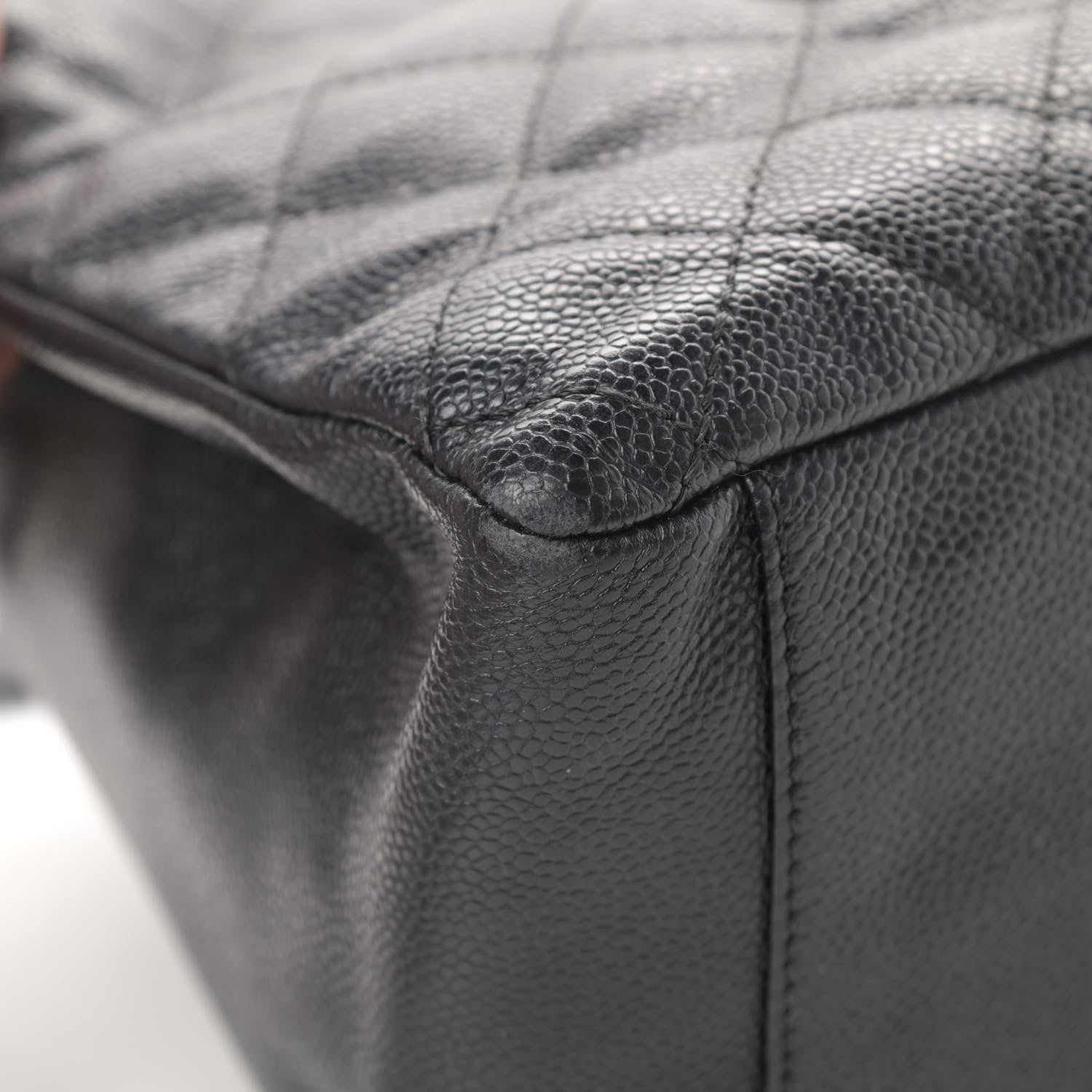 Chanel Caviar Quilted Grand Shopping Tote GST Black 9 of 15