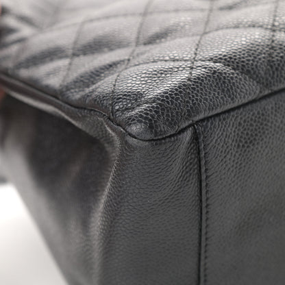 Chanel Caviar Quilted Grand Shopping Tote GST Black 9 of 15