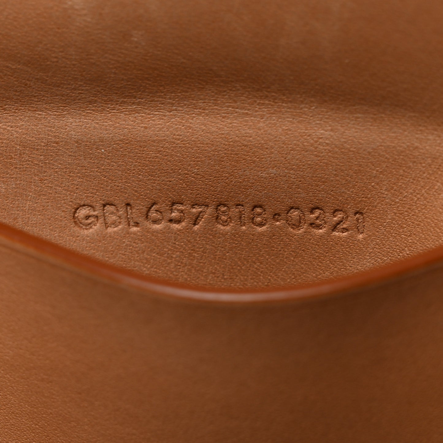 Calfskin Monogram Baby Kaia Crossbody Bag Vintage Brown