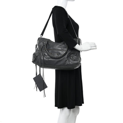 Balenciaga Agneau Classic Hardware Part Time Anthracite 2 of 11