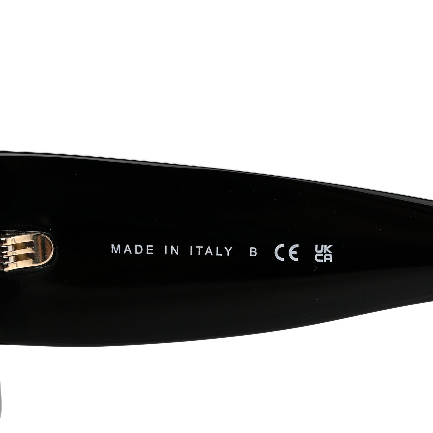 Acetate Pearl Rectangle Sunglasses 5480-H-A Black