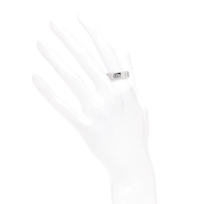 Cartier Platinum 5.5mm LOVE Ring 56 7.75 2 of 6
