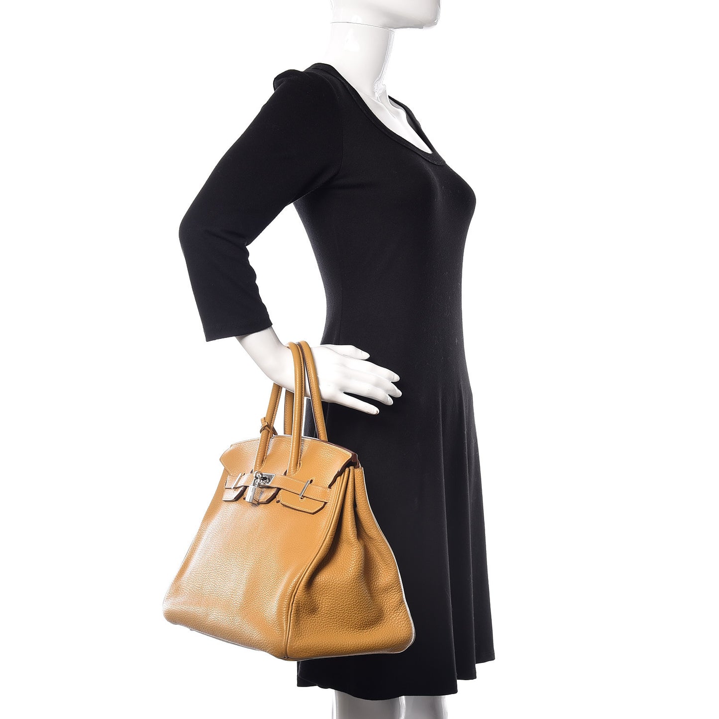 Taurillon Clemence Birkin 35 Curry