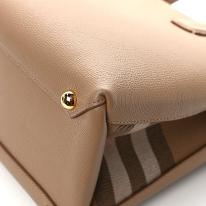 Burberry Derby Calfskin House Check Medium Banner Tote 10 of 10
