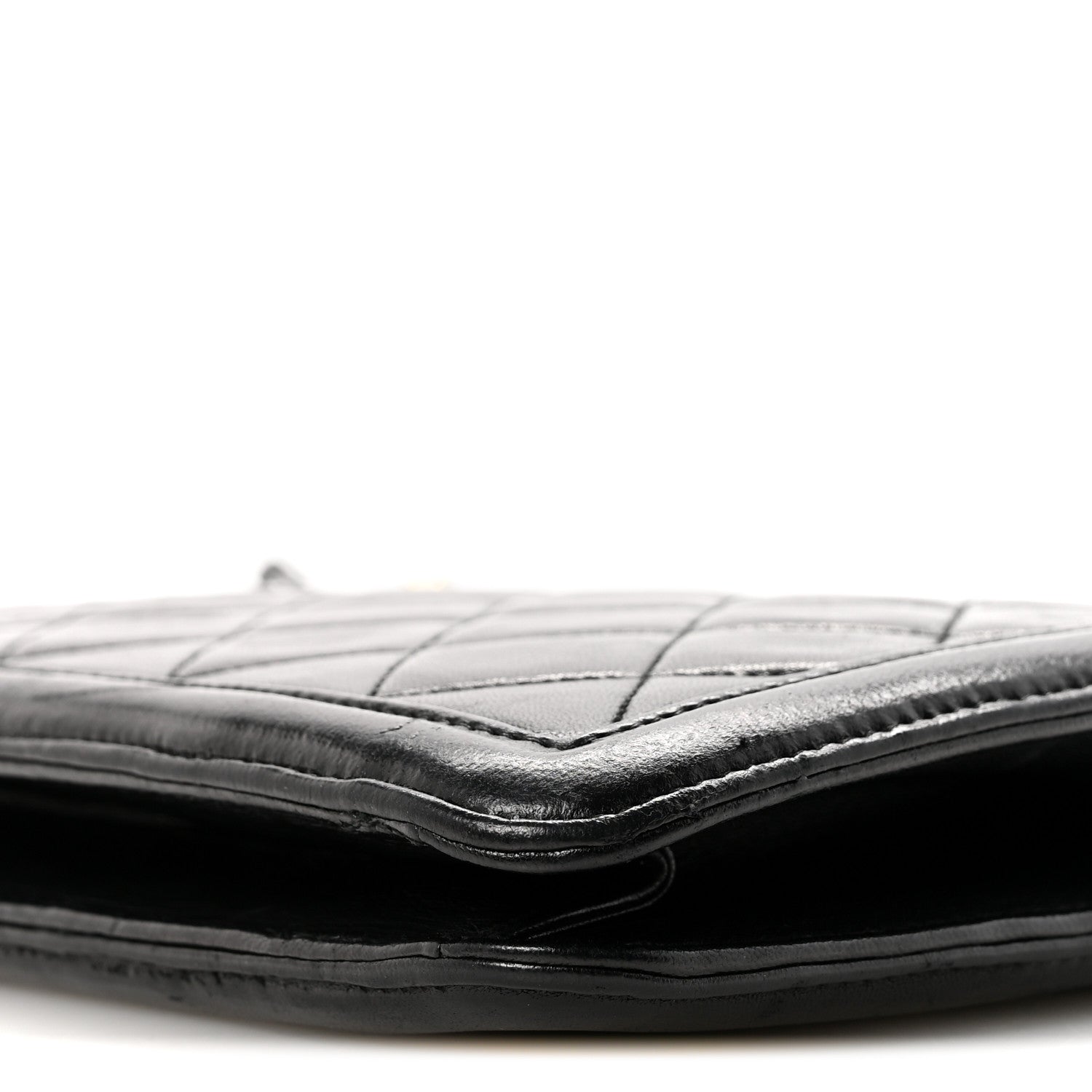 Chanel Lambskin Quilted Tassel Bag Black 11 of 15