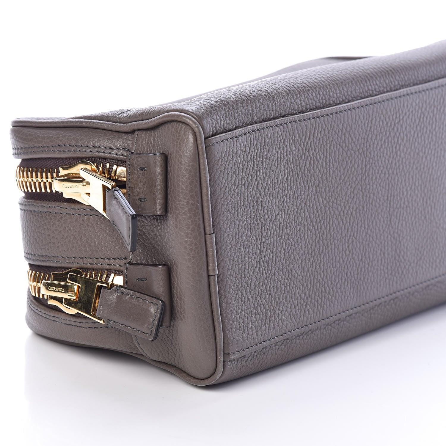 Tom Ford Grained Calfskin Toiletry Case Grey 5 of 10