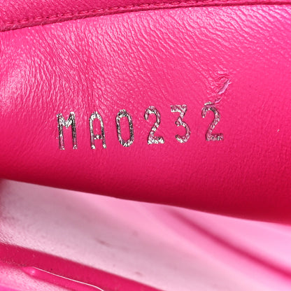 Louis Vuitton Lambskin Embossed Monogram Magnetic Flat Mules 39 Fuchisa 39 7 of 7