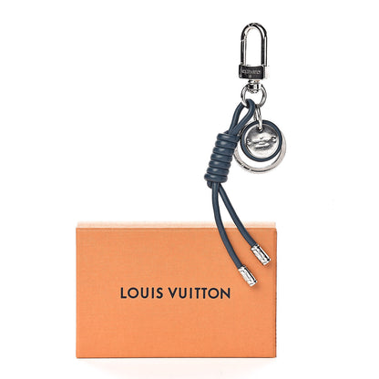 Louis Vuitton Calfskin Rope Key Holder Blue 3 of 3