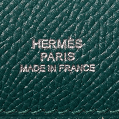 Hermes Epsom Kelly Pochette Clutch Malachite 14 of 24