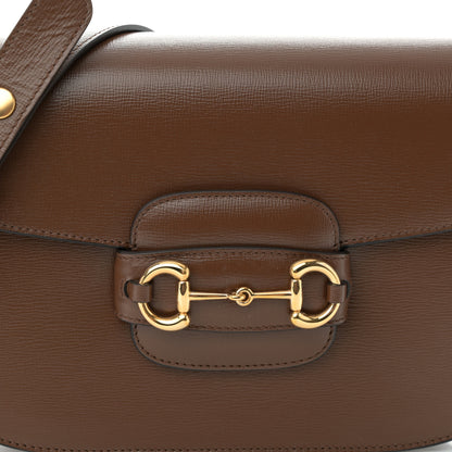 Gucci Azalea Calfskin Horsebit 1955 Shoulder Bag Brown Sugar 8 of 10