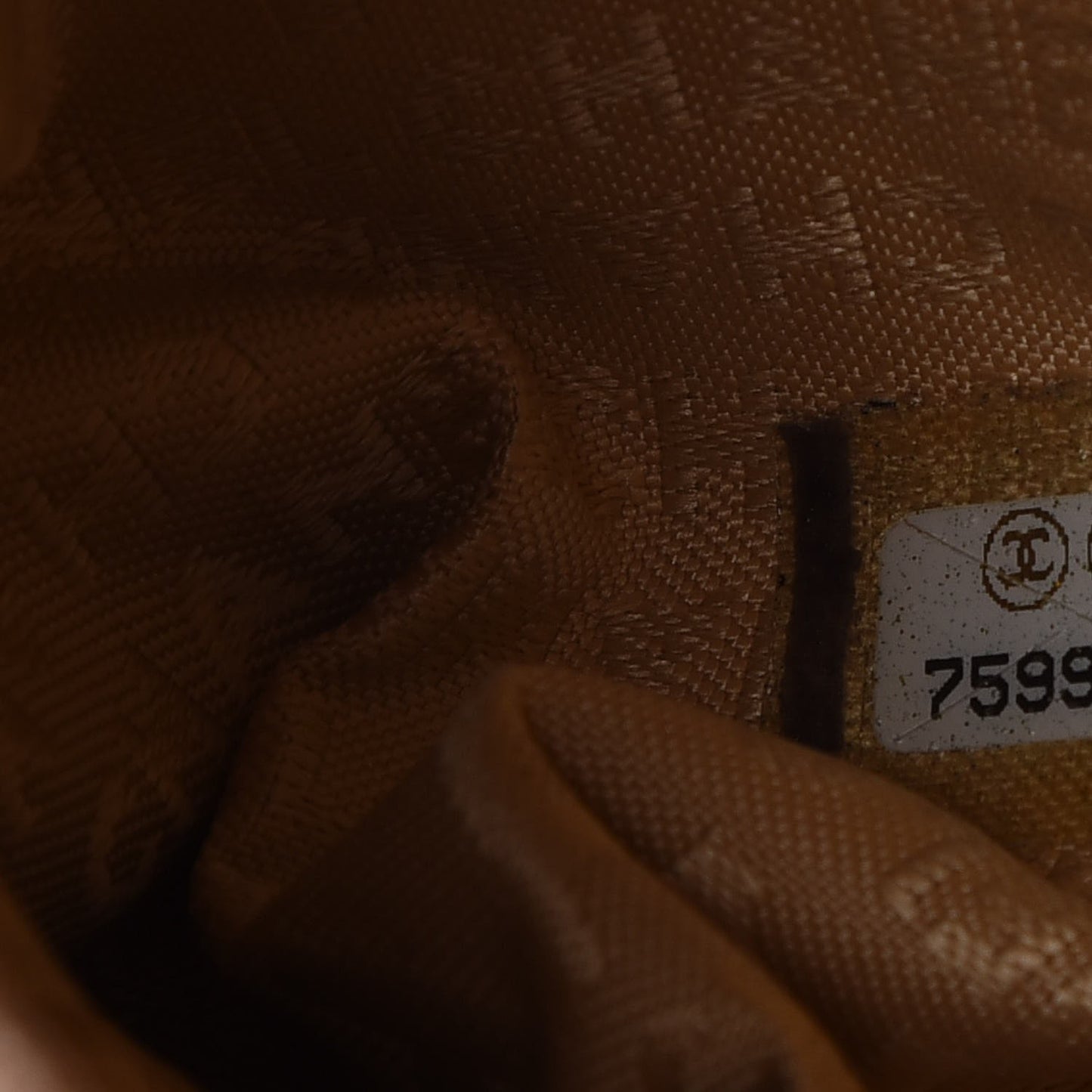 Suede CC Shoulder Bag Dark Orange