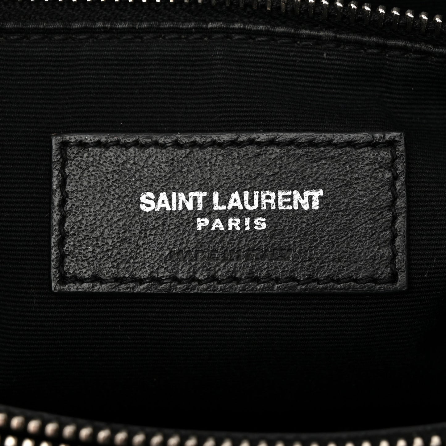 Calfskin Y Quilted Monogram Large Loulou Chain Satchel Black