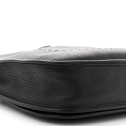 Hermes Taurillon Clemence Evelyne II PM Black 9 of 10