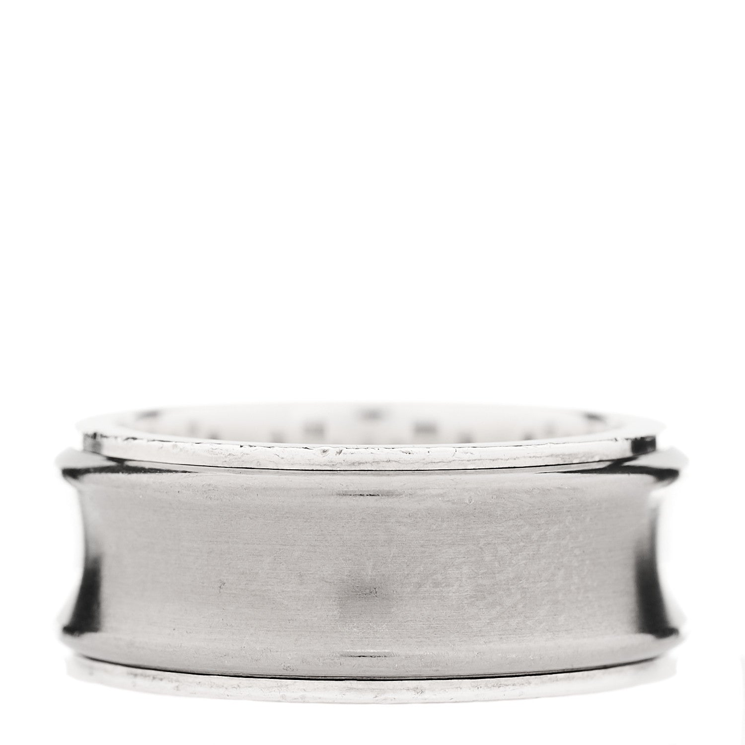 Tiffany Sterling Silver Titanium 1837 Band Ring 53 6.5 3 of 5