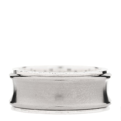 Tiffany Sterling Silver Titanium 1837 Band Ring 53 6.5 3 of 5