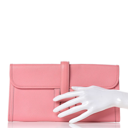 Hermes Epsom Jige Elan 29 Clutch Rose Confetti 2 of 9