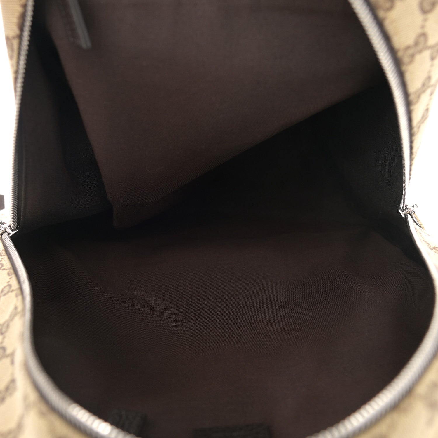 Gucci Monogram Travel Backpack Dark Brown 5 of 10