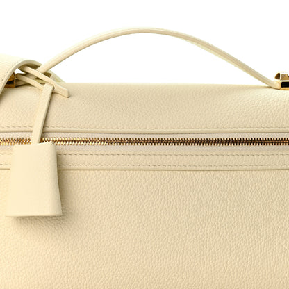 Loro Piana Calfskin Extra Softy Bag L29 Whisper White 7 of 9