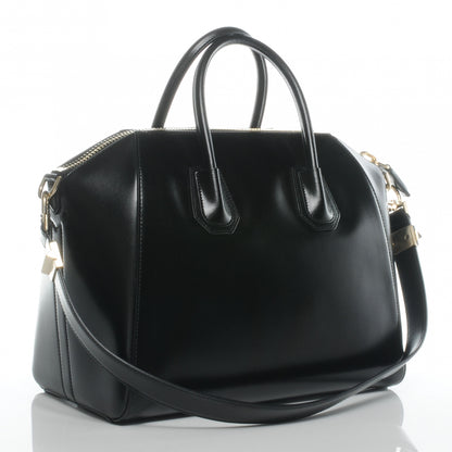 Givenchy Shiny Lord Calfskin Medium Antigona Black 4 of 8