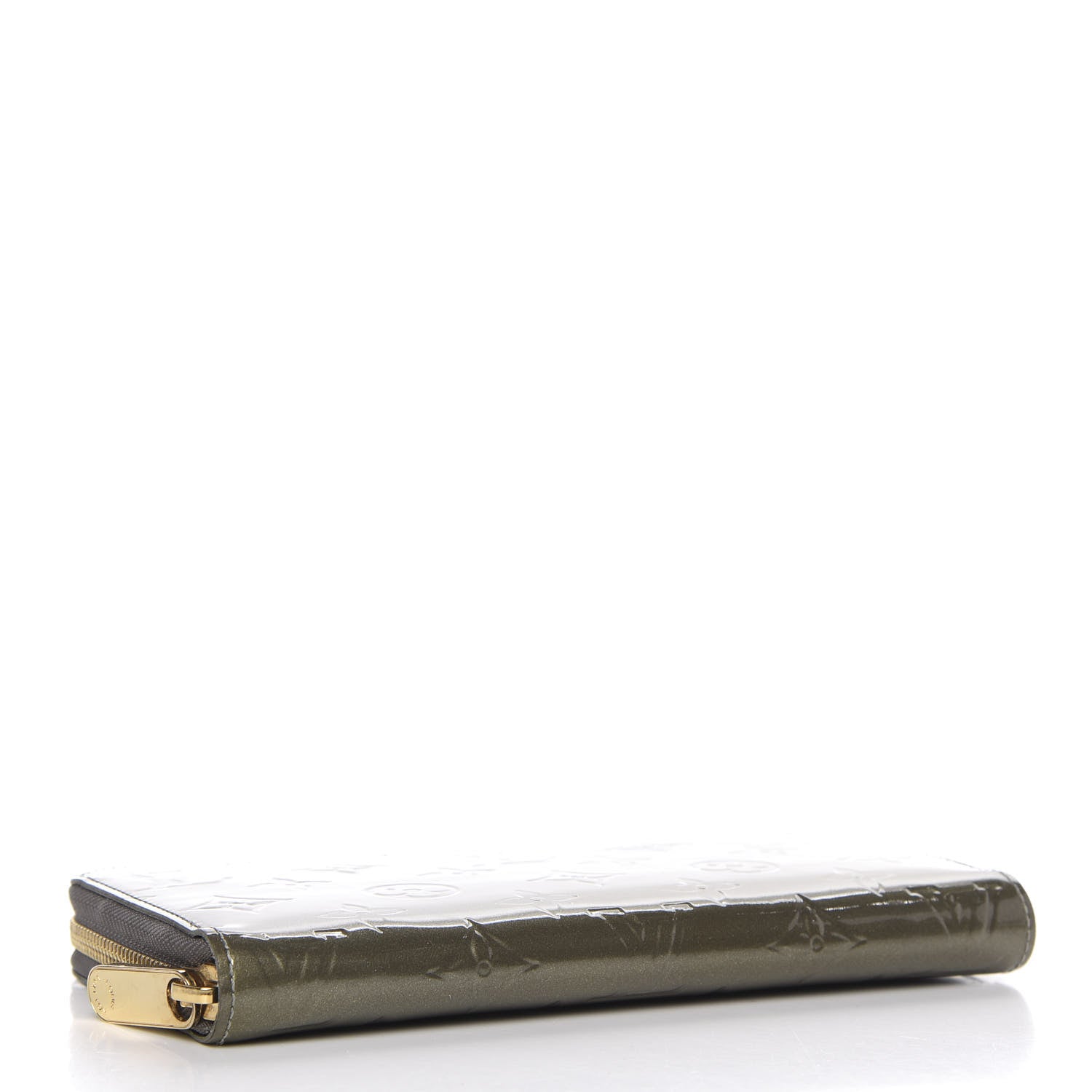Louis Vuitton Vernis Zippy Wallet Gris Art Deco 4 of 8