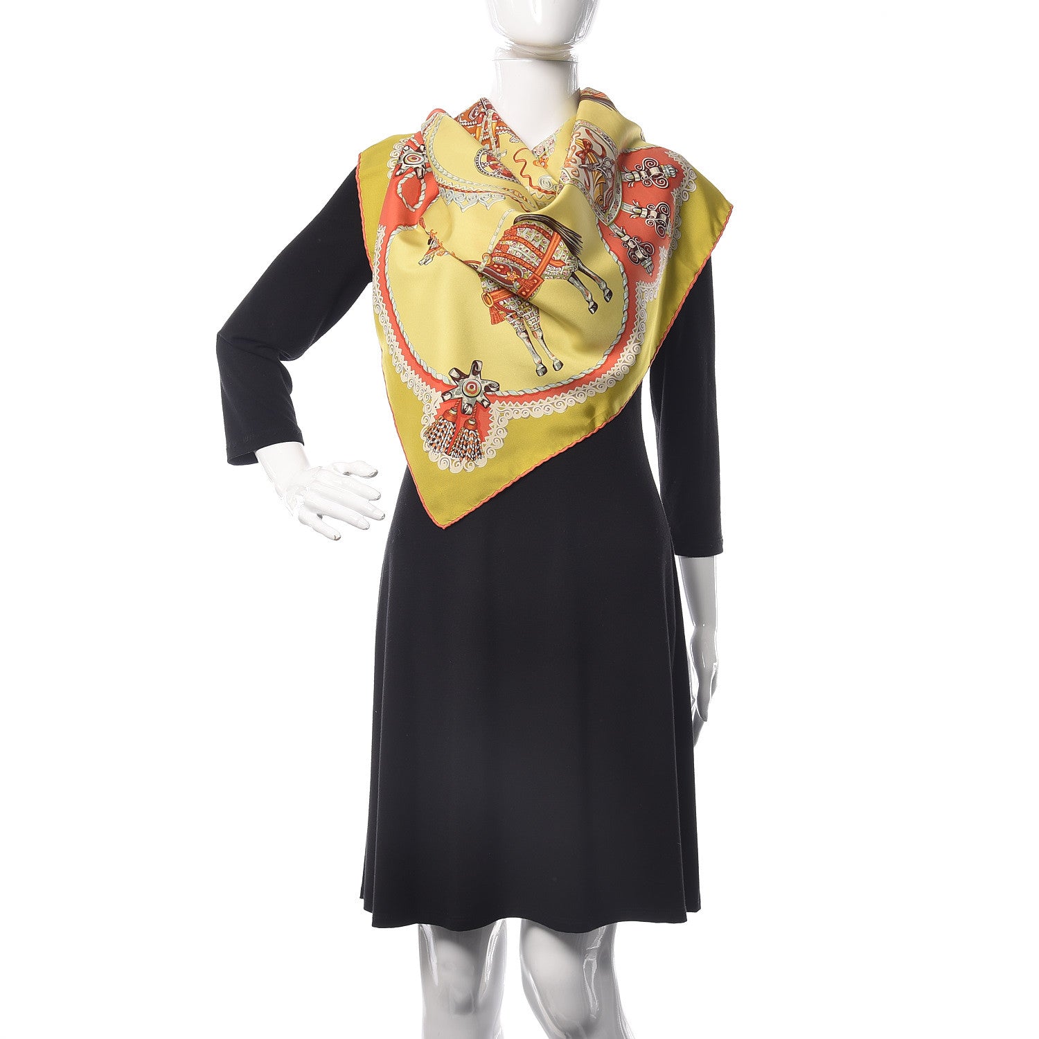 Hermes Silk Paperoles Scarf 90 2 of 6