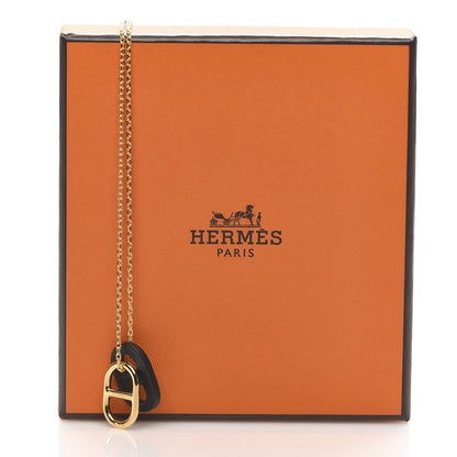 Hermes Swift O'Maillon Pendant Necklace Black 5 of 5