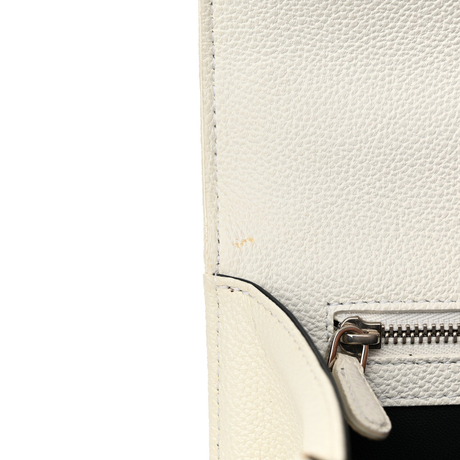 Christian Dior Grained Calfskin Perforated Diorama Flap Bag Latte 13 of 19