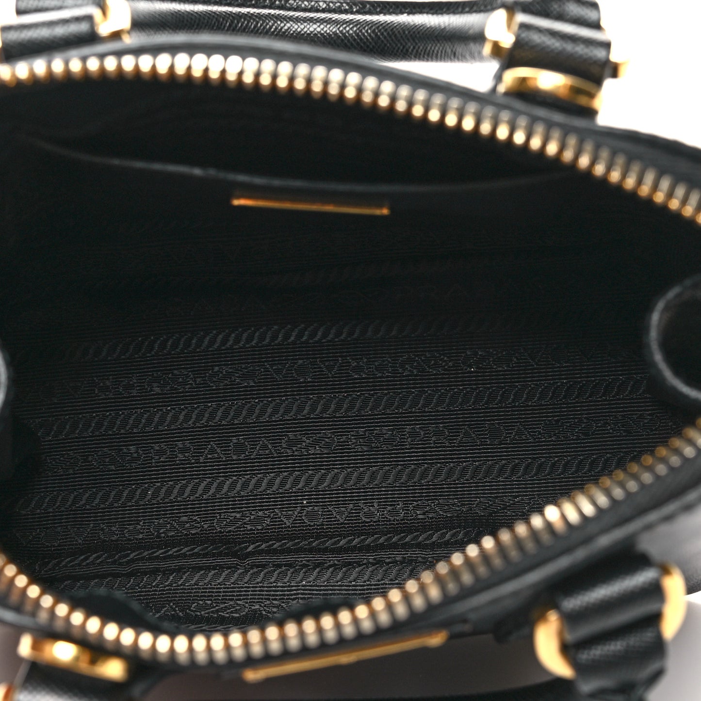 Saffiano Lux Mini Promenade Tote Black