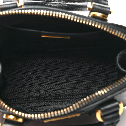 Prada Saffiano Lux Mini Promenade Tote Black 5 of 9