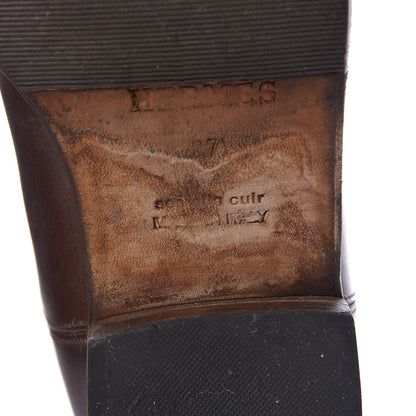 Hermes Box Kelly Jumping Boots 37 Chocolate 8 of 24