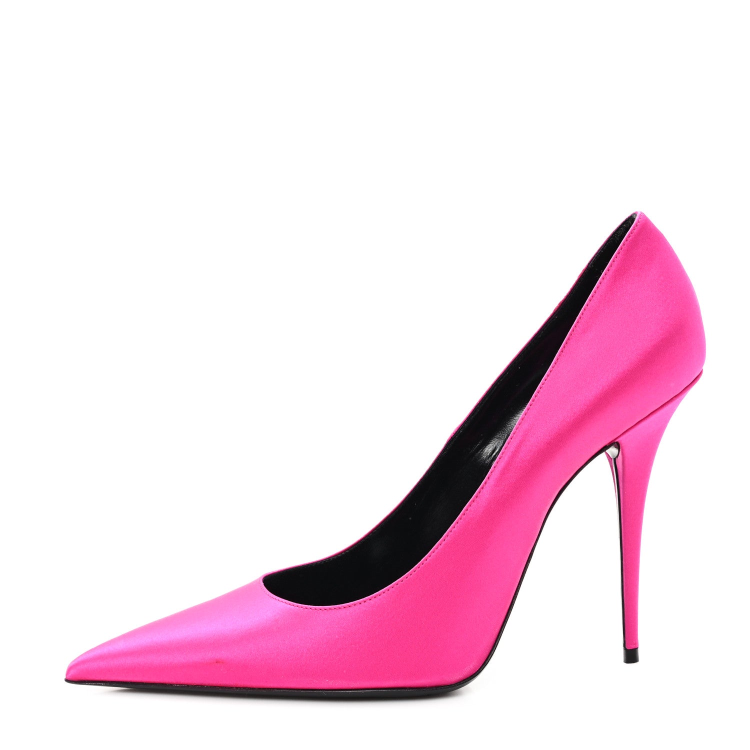 Saint Laurent Satin Crepe Marylin 110 Pumps 41 Fuchsia 1 of 10