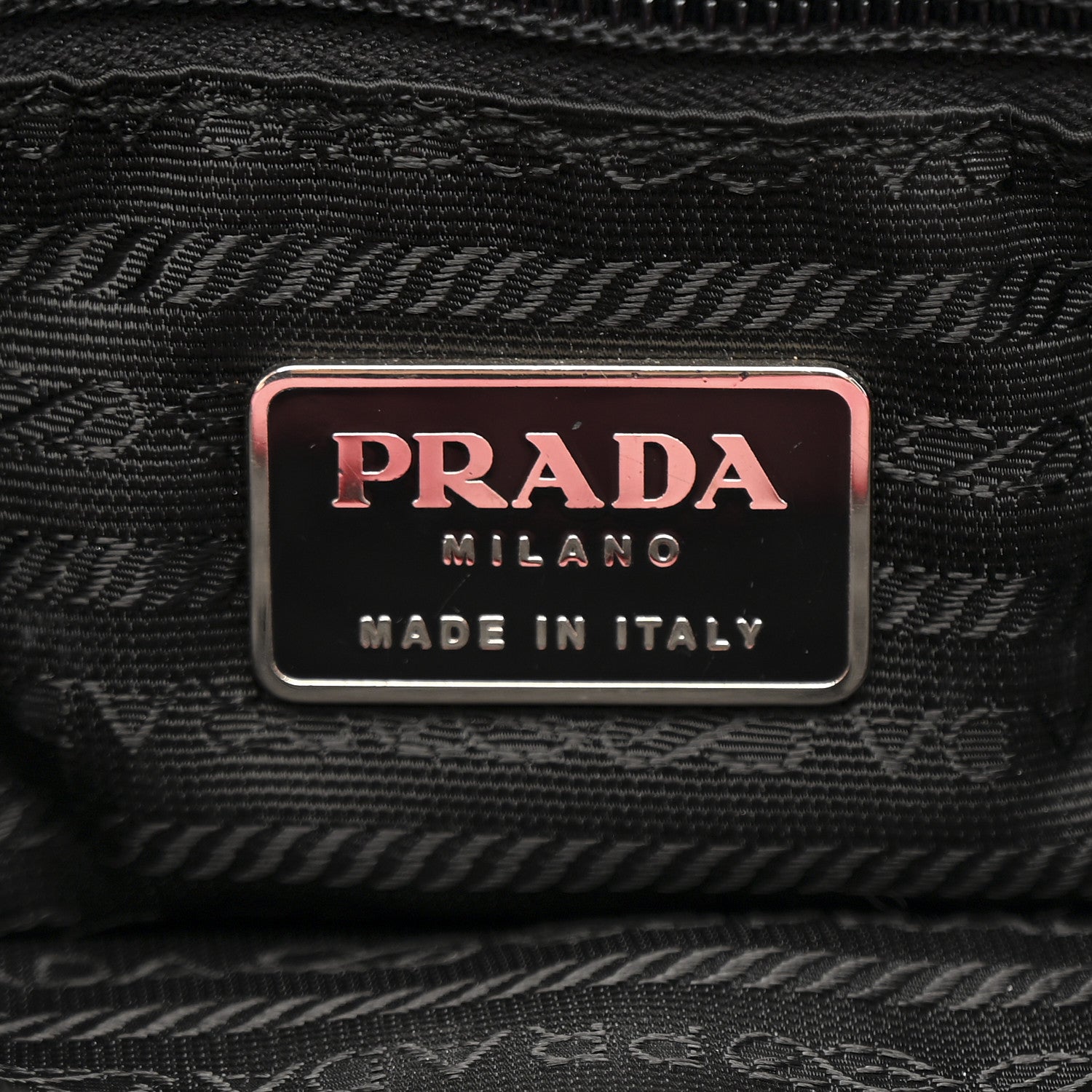 Prada Nylon Zip Tote Bag Granato 8 of 16