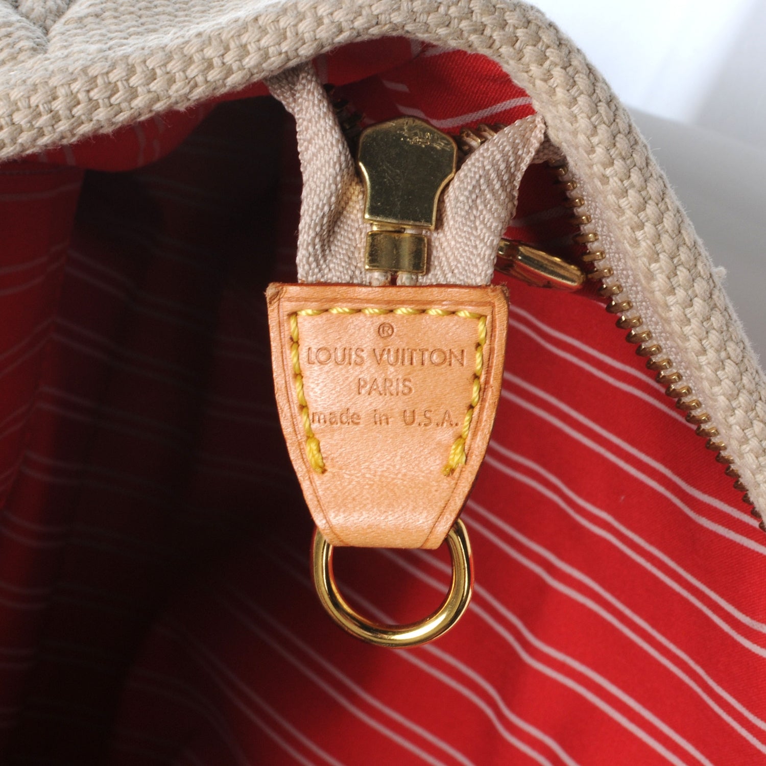 Louis Vuitton Toile Antigua Cabas MM Beige 7 of 7
