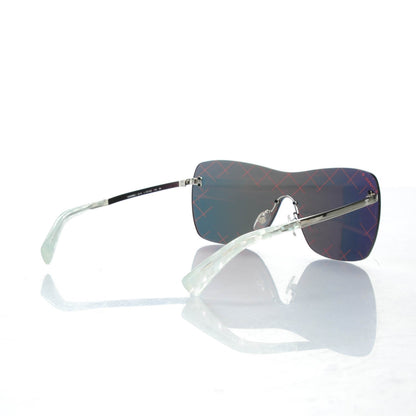 Chanel Shield Runway Sunglasses 4215 Silver Red 5 of 6