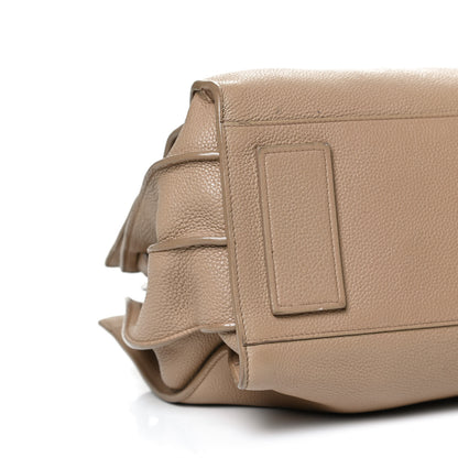 Saint Laurent Grained Calfskin Small Supple Sac De Jour Dark Beige 12 of 13