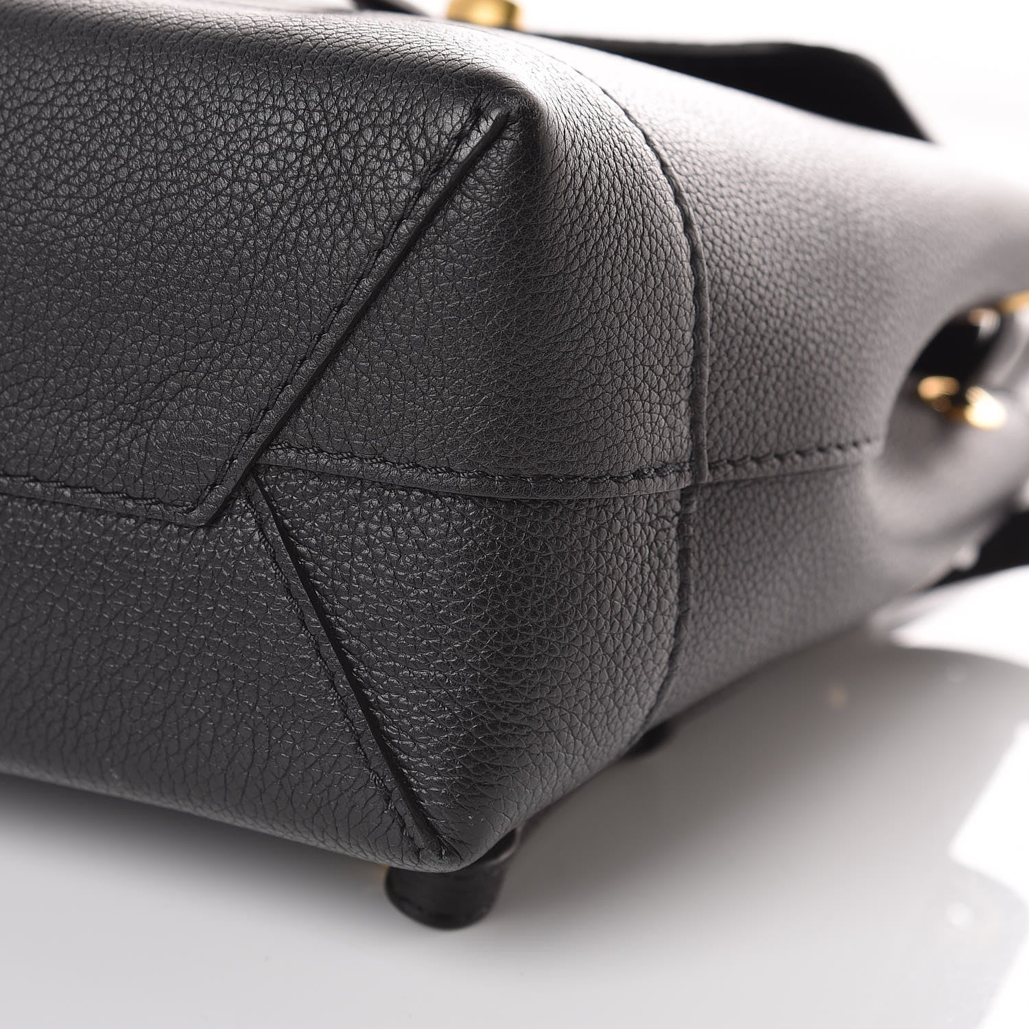Louis Vuitton Calfskin Lockme Mini Backpack Black 11 of 11