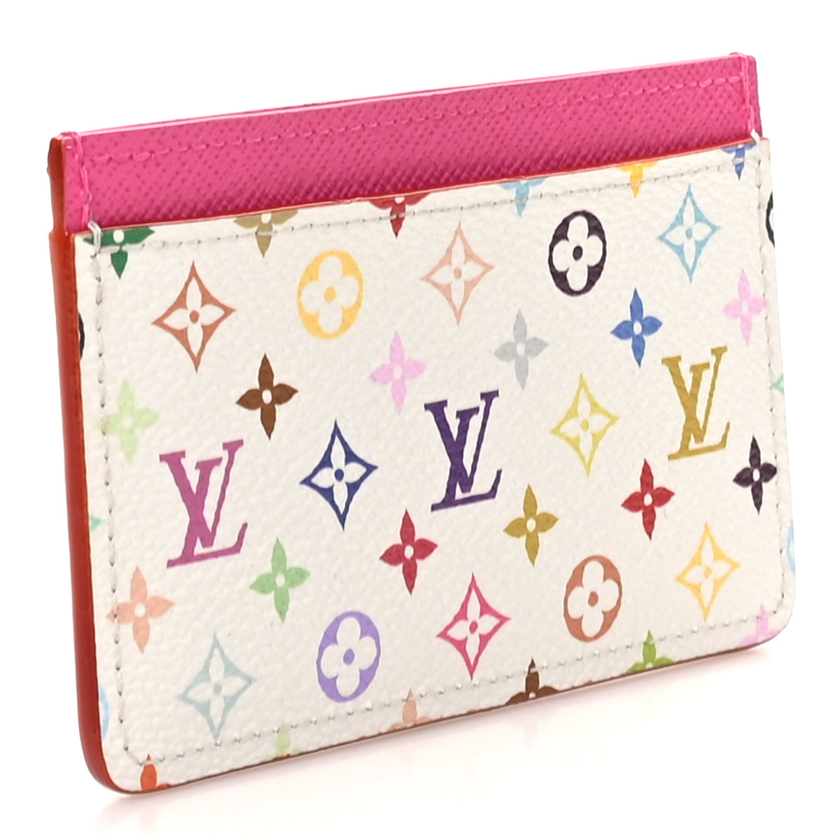 Louis Vuitton LV X TM Monogram Multicolor Card Holder Kawaii Pink 3 of 7