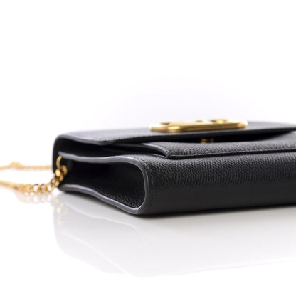 Valentino Garavani Calfskin VLogo Crossbody Bag Black 5 of 9