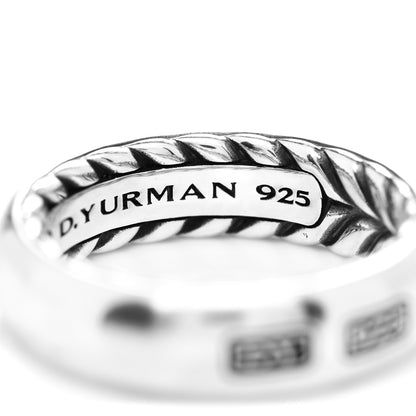 David Yurman Sterling Silver 6mm Streamline Band Ring 61 9.75 4 of 5
